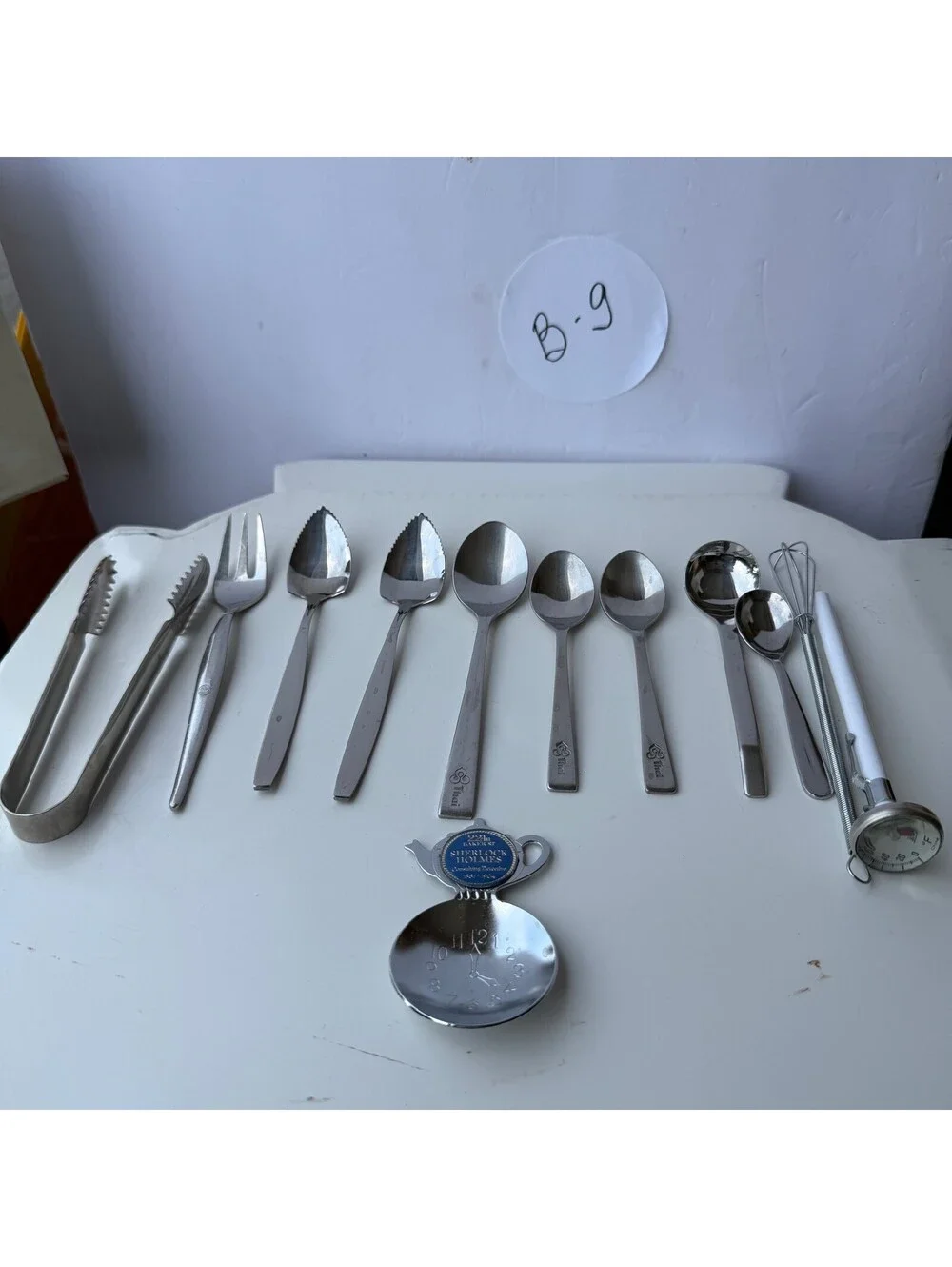 Vintage Noritake Thai Airways Flatware Lot Sherlock Holmes Spoon B-9